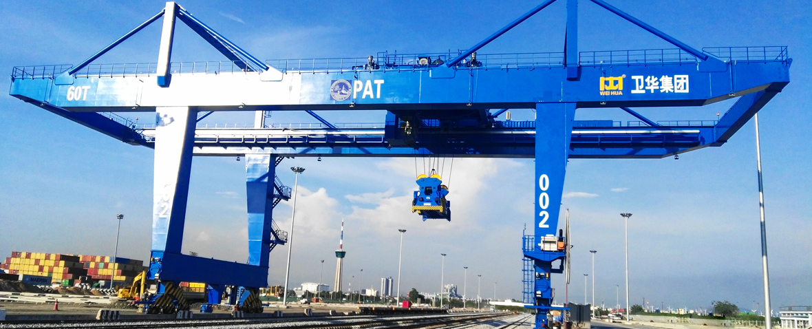Rail-Mounted Container Gantry Crane


